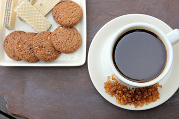 Coffee and snack