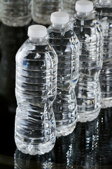 Bottles of water