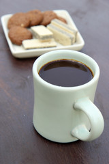 Coffee and snack