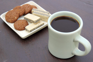 Coffee and snack