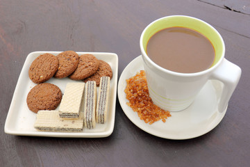 Coffee and snack