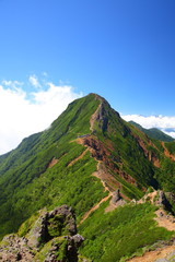 Mt. Yatsugatake in summer, Nagano, Japan