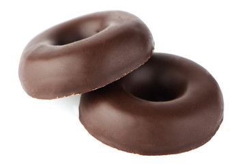 Chocolate donut cookies