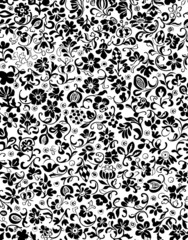 植物模様のパターン