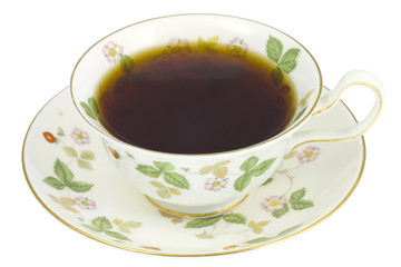 floral coffee cup