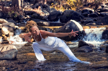 Flowing Yoga Woman