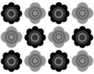 花模様のパターン