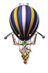 Steampunk montgolfier