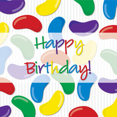 Jelly Bean Birthday Card