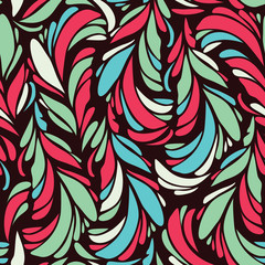 Seamless pattern with stylized scale  abstract background - 48266565