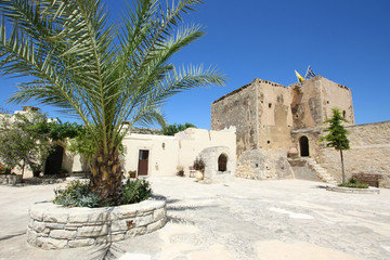 Fototapeta na wymiar Grecja - Klasztor Moni w Kreta Odigitrias