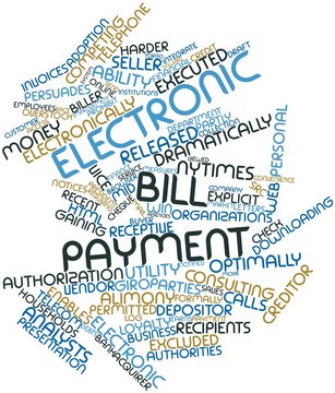 Word cloud for Electronic bill payment