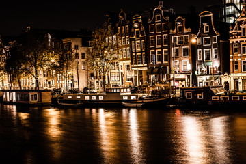 Amsterdam at night, The Netherlands © Curioso.Photography