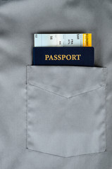 pasport and boarding pass