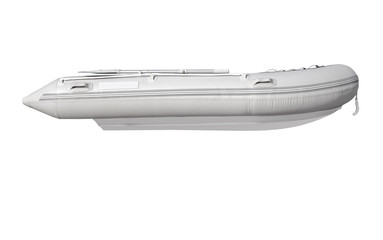 inflatable boat sideview