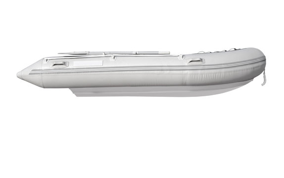 Fototapeta inflatable boat sideview