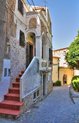 Alleyway. Scalea. Calabria. Italy.