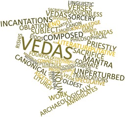 Word cloud for Vedas
