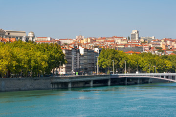 Fototapeta premium Lyon cityscape. France