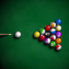 Billiard balls