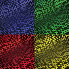 Set of abstract twisted backgrounds