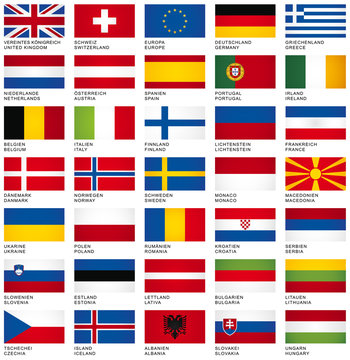 FLAG SET *** Europe