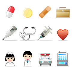 アイコン12セット（医療）