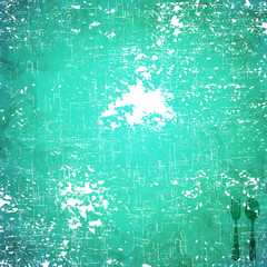 Spoon icon on old paper background