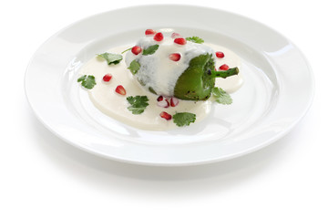 chile en nogada, mexican food