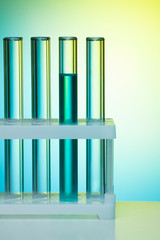 A number of test tubes
