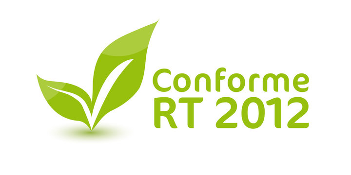 Patch conforme &agrave; la RT 2012 avec des feuilles