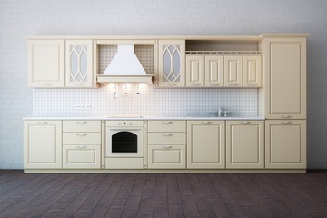 Classic Luxury Beige Kitchen
