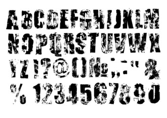 Grunge font
