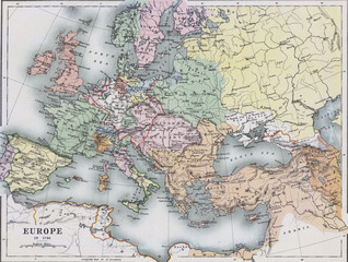 Fototapeta premium old map