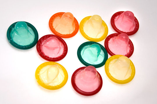 Preservativos de colores