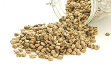 green coffee beans