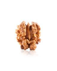walnut isolated on the white