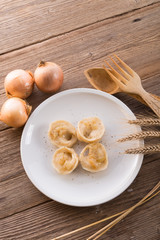  Pierogi.Polish dish .