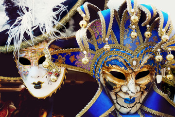 Carnival venetian masks