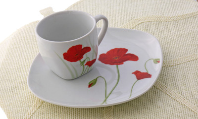 Tasse coquelicot