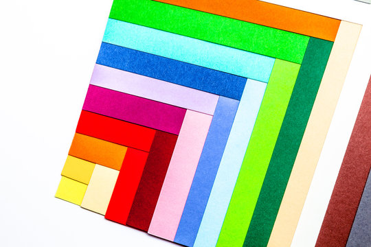 Cardboards of colors