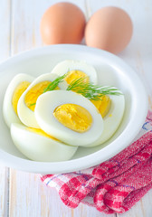 boiled eggs