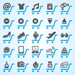 Shopping and E-commerce Icons Set