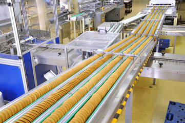 Lebensmittelindustrie Keksherstellung / food production