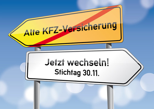 Versicherungswechsel, KFZ Versicherung, Wegweiser