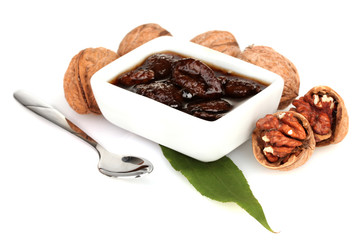 jam walnuts in a bowl