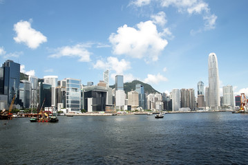 Fototapeta premium Hong Kong island view