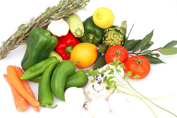 BODEGÓN DE VERDURAS FRESCAS