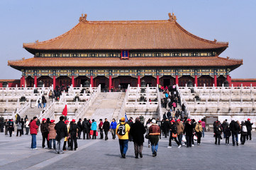 The Forbidden city in Beijing China