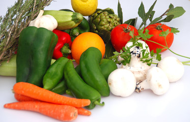 BODEGÓN DE VERDURAS FRESCAS
